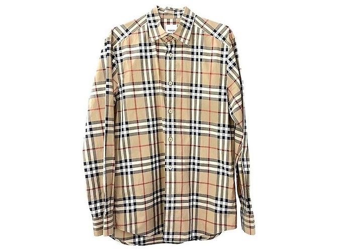 Burberry Karohemd Braun 