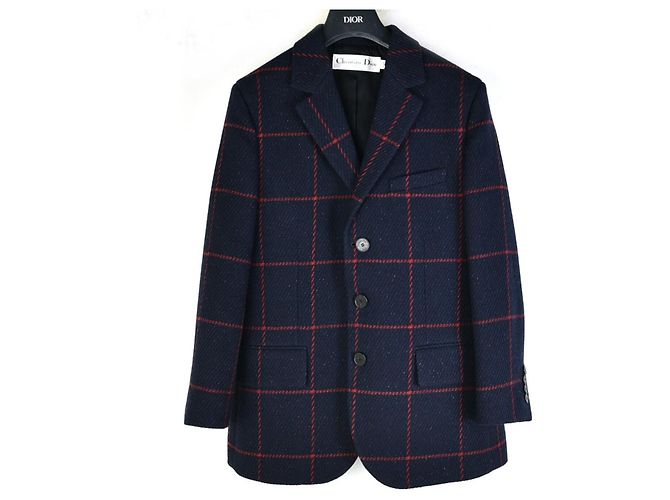 Dior Checked Virgin Wool Jacket
