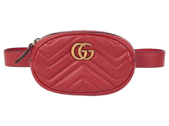 Gucci GG Marmont Gürteltasche Rot