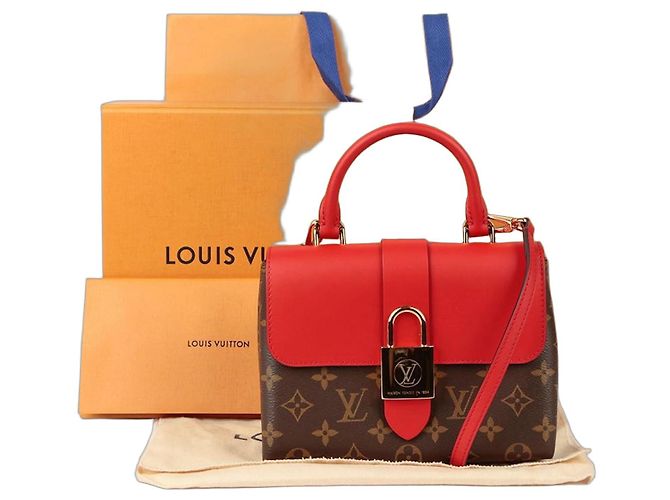 Louis Vuitton Bolsa Tote e Shoulder Rocky BB Vermelho
