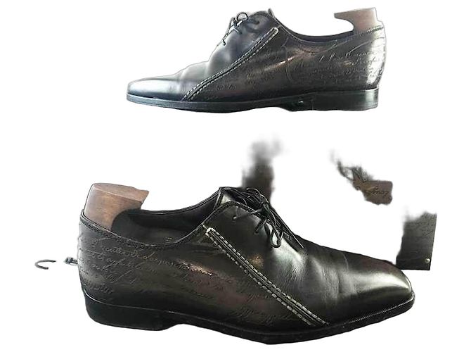 Berluti Scritto Schuhe Schwarz