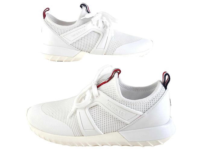 Moncler Mesh-Sneaker Silber