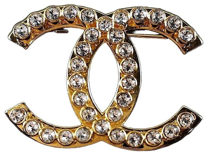 Chanel Broche CC de cristal Multicolor