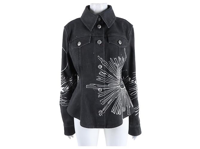 Chanel Jeansjacke Blau