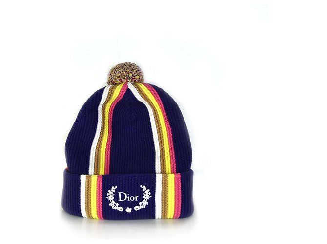 Dior Logo Beanie Black