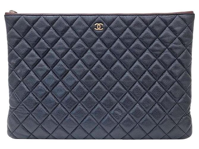 Chanel Clutch Caviar Large Multicor