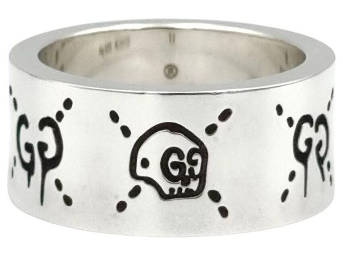 Gucci Ghost Silberring Mehrfarben 