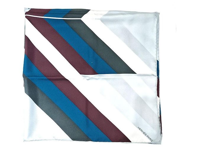 Hermès Sciarpa di seta Blu 