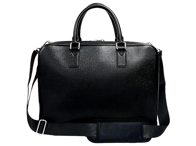 Louis Vuitton Taiga Neo Alexander Briefcase Black