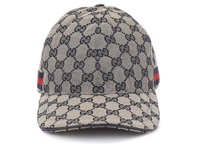 Gucci Boné masculino em lona GG original Web