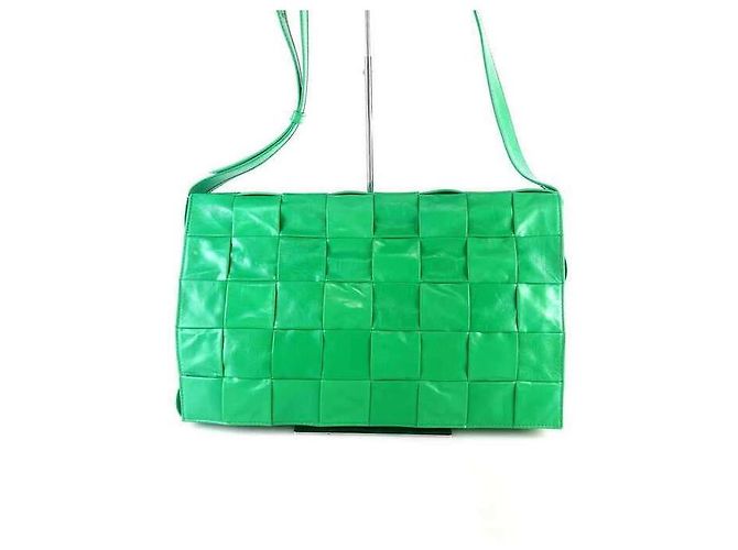Bottega Veneta Cassette Schultertasche Grün