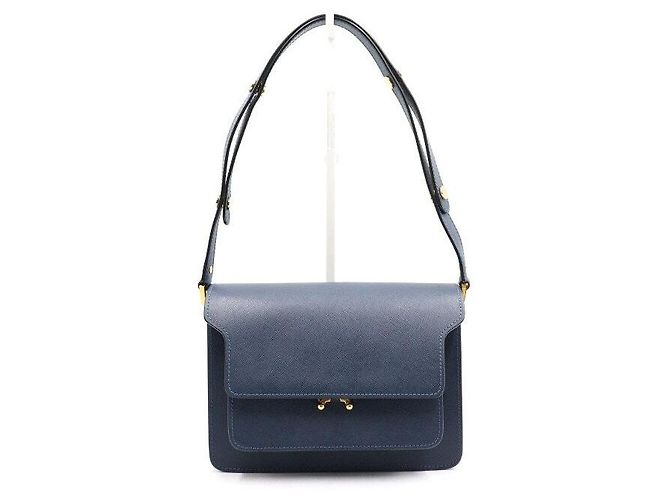 Marni Bolsa de ombro Saffiano e bolsa crossbody