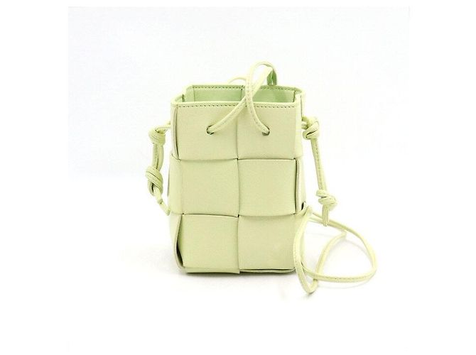Bottega Veneta Mini borsa a secchiello lavata al limone e a tracolla Giallo