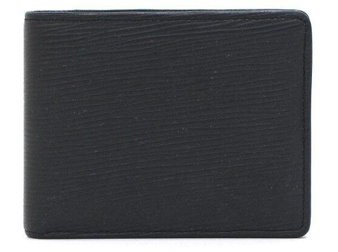 Louis Vuitton Slender Wallet Men's Bifold Black