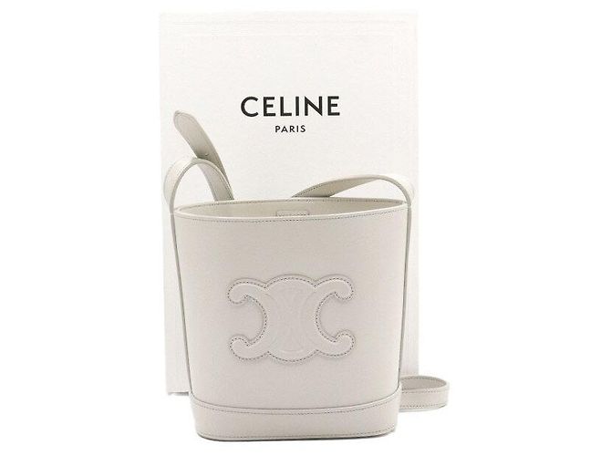 Céline Mini borsa a secchiello con tracolla Marrone 