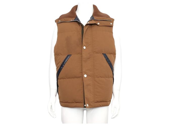 Market Hermès Gilet imbottito da uomo marrone