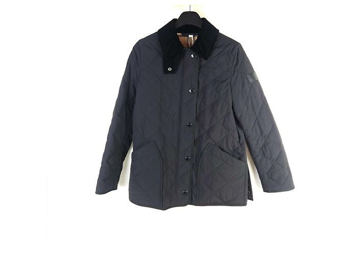 Burberry Diamond Quilted Jacket Black