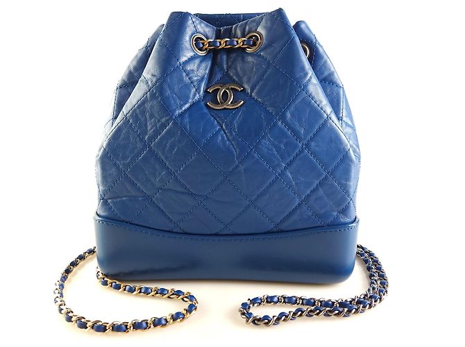 Chanel Gabrielle Backpack Blue