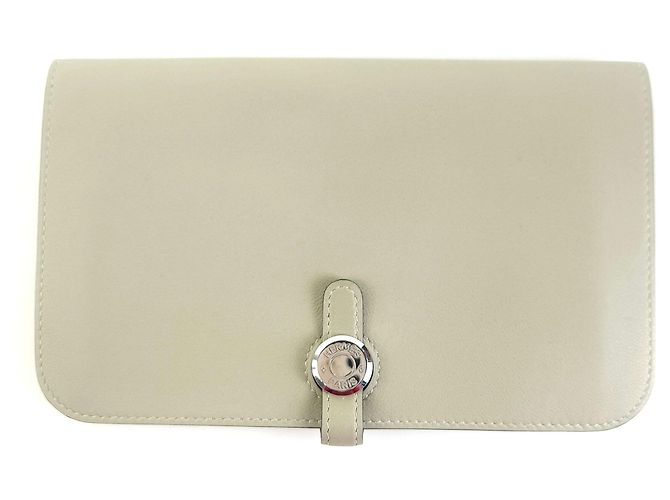 Hermès Long Wallet White