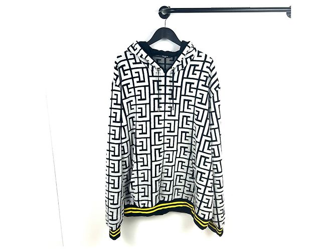 Balmain Monogram Wool Blend Hoodie Multiple colors
