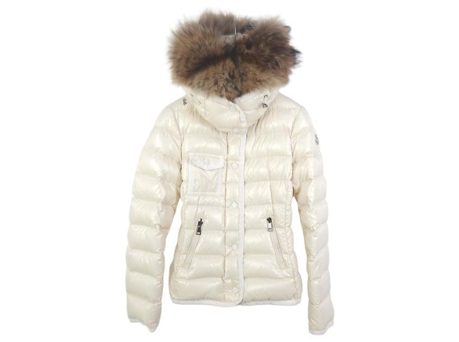 Moncler Forro de pele com capuz Multicor