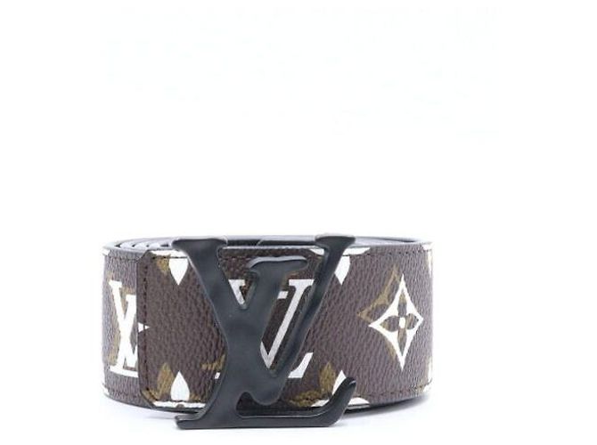 Louis Vuitton Umkehrbarer Monogramm-Canvas-Gürtel Braun