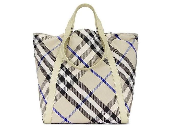 Burberry Grand sac cabas Field Multicolore
