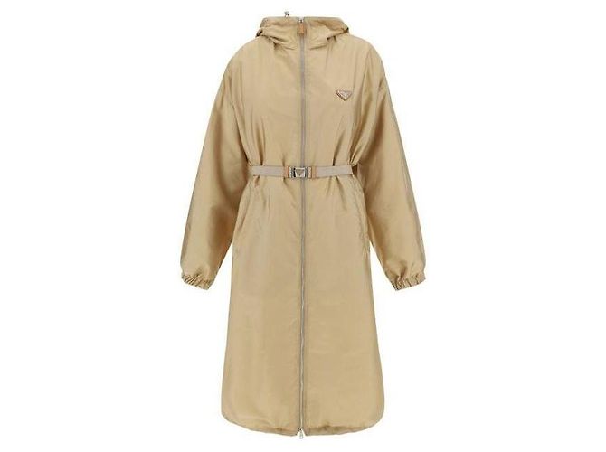 Prada Light Recycled Nylon Raincoat SOOO Orange