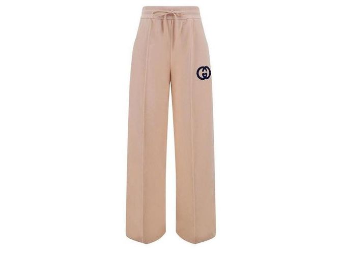 Gucci Pantalones de chándal de jersey de algodón Naranja