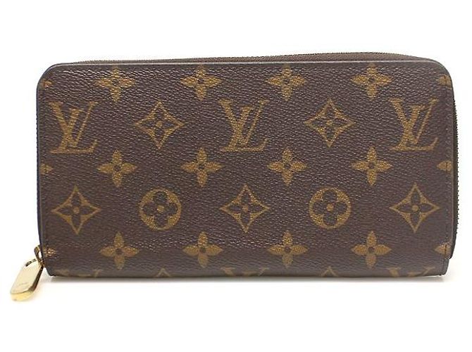 Louis Vuitton Monogram Canvas Fuchsia Zippy Wallet Long Wallet Pink