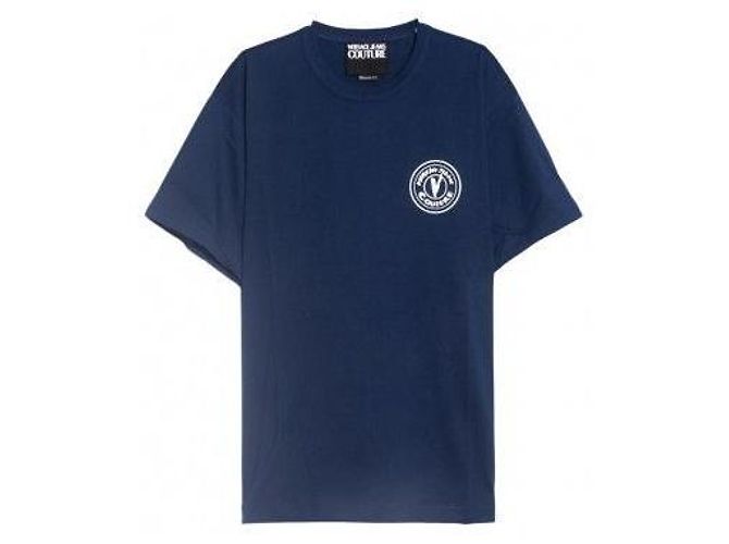 Versace Camiseta con emblema bordado Negro