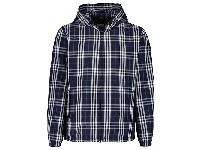 Burberry Giacca con cappuccio Check Multicolore