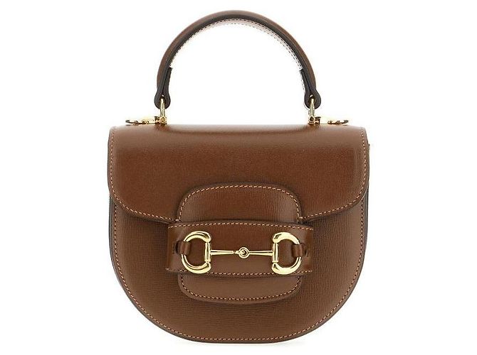 Gucci Sac à main mini Horsebit Marron