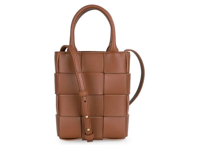 Cassette Bottega Veneta Mini Borsa Tote Casset (Legno) Rosso