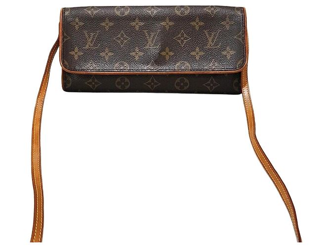 Louis Vuitton Pochette Twin GM Monogram Marron