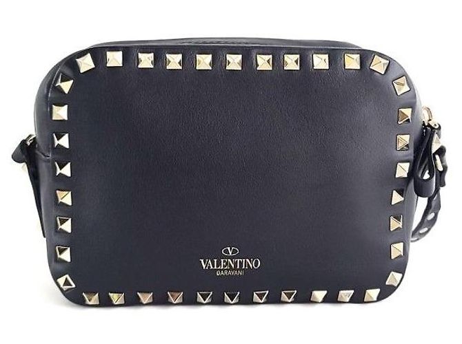 Valentino Borsa a tracolla Rockstud Nero 