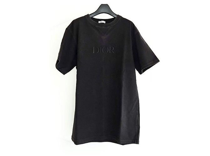 Dior Christian Logo T-Shirt Schwarz
