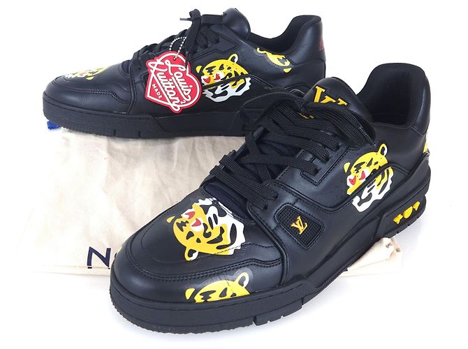 Louis Vuitton Nigo Trainer Sneakers Black