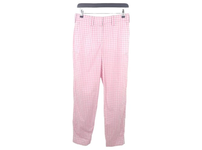 Balmain Pantalones de cuadros Multicolor 