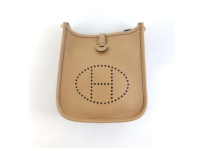 Hermès Bolsa transversal Evelyn Laranja