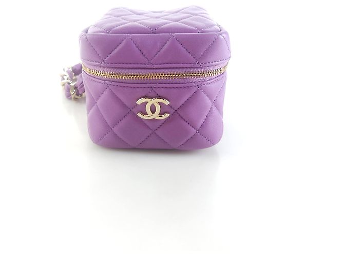 Chanel Bolsa de mão Cube Vanity Strap Multicor