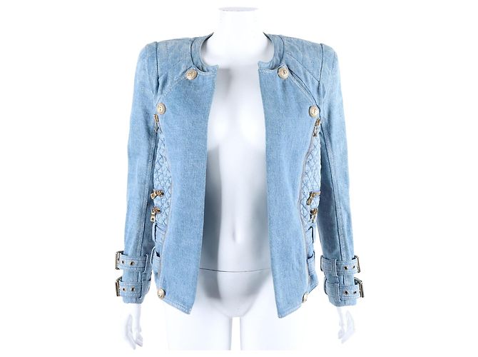 Balmain Jeansjacke Blau