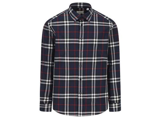 Burberry Camicia in popeline di cotone Nero