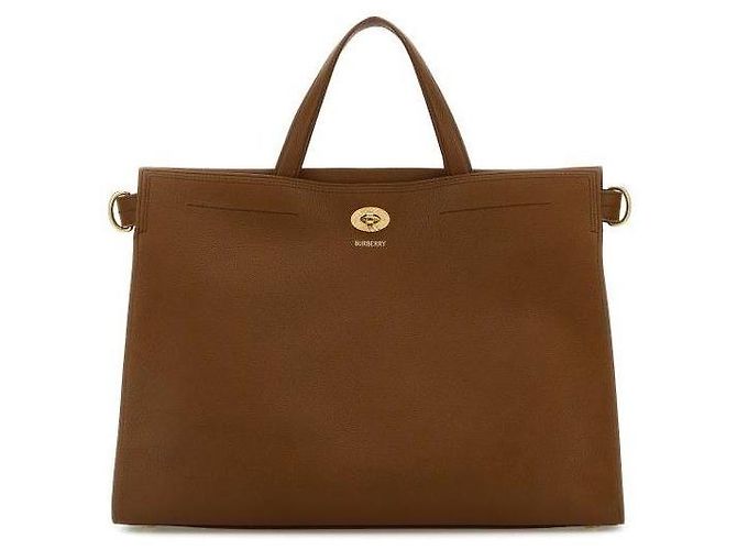 Burberry Bolsa tote média Cotswold Marrom