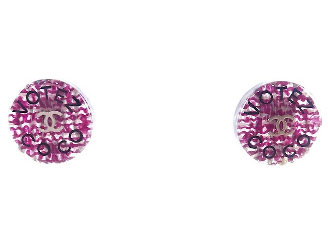 Chanel Boucles d'oreilles CC Circle