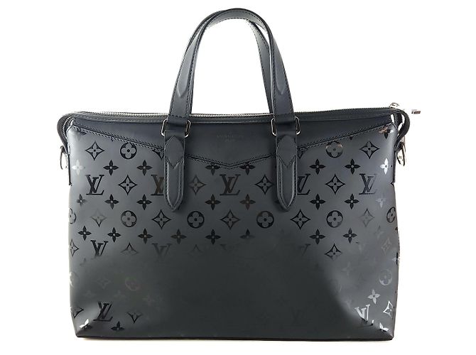 Louis Vuitton Borsa tote Monogram Illusion con tracolla Nero