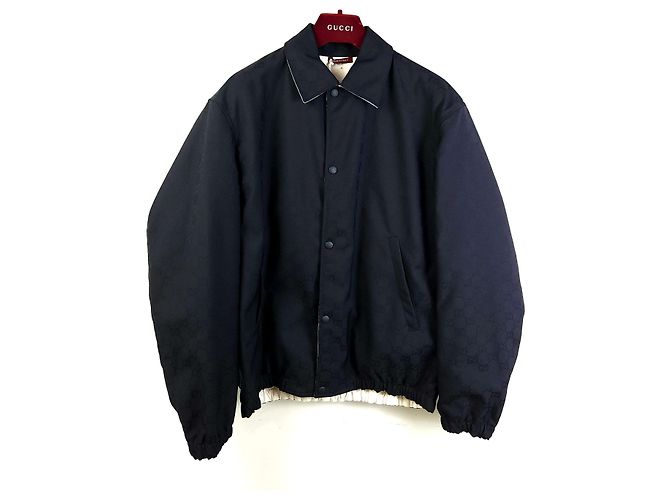 Gucci Reversible Cotton Jacket Black