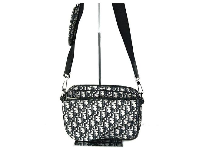 Saddle Dior Borsa a tracolla obliqua a tripla tasca Multicolore