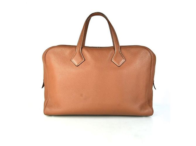Hermès Bolsa Tote Victoria Laranja