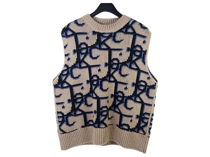 Dior Suéter de malha oversized Cactus Jack Multicor